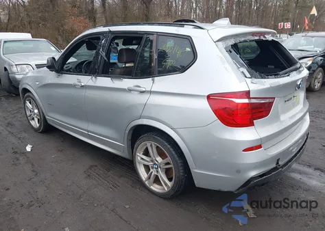 2013 BMW X3 xDrive35I z USA, uszkodzony, nr VIN 5UXWX7C52DL982428